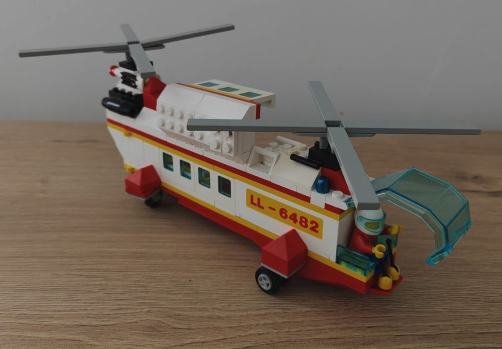 Lego 6482 helikopter ratunkowy Light & Sound 9V + instrukcja