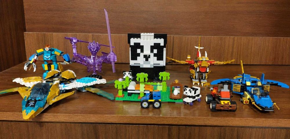 Конструктори LEGO, Ninjago, Minecraft, Naruto, Panda House — оригінальні та сумісні набори