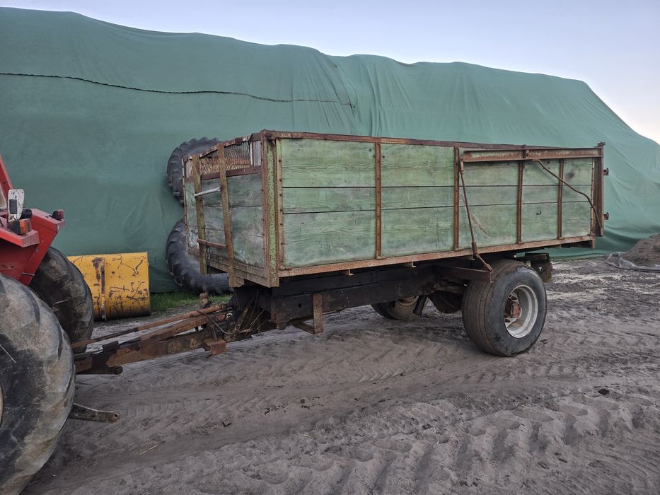 Przyczepa skorupowa jednoosiowa wywrotka 7 - 8 ton