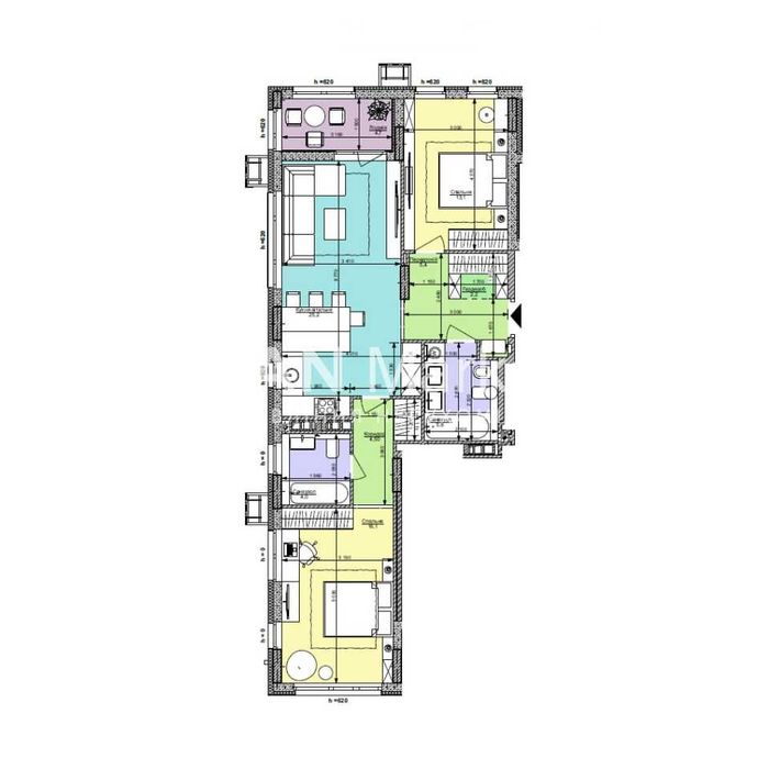 Продаж видової 2к квартири площею 80,9 м² у Файна Таун