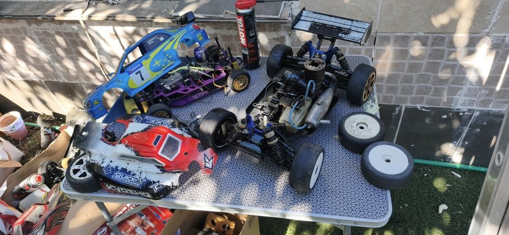 RC nitro Kyosho inferno e Subaru Impreza