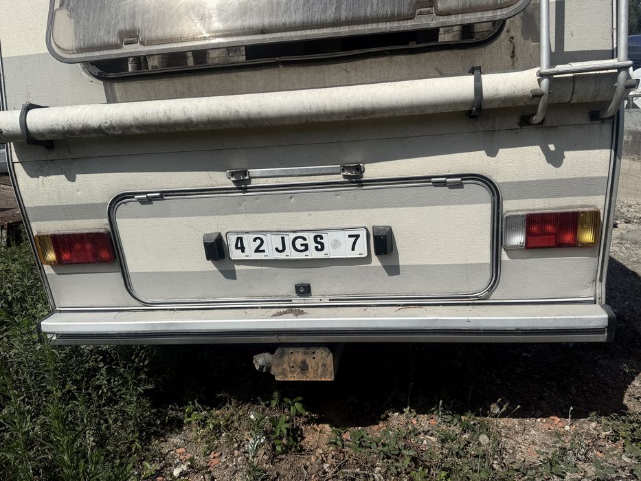 PARACHOQUE TRASEIRO EM ALUMINIO  CARAVANA HYMERMOBIL
