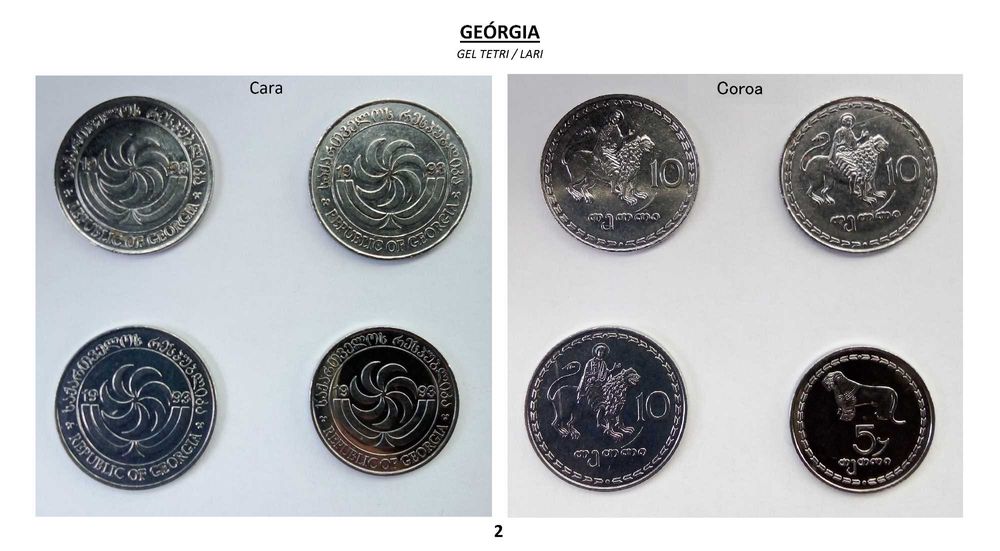 Moedas Estrangeiras de Vários Países