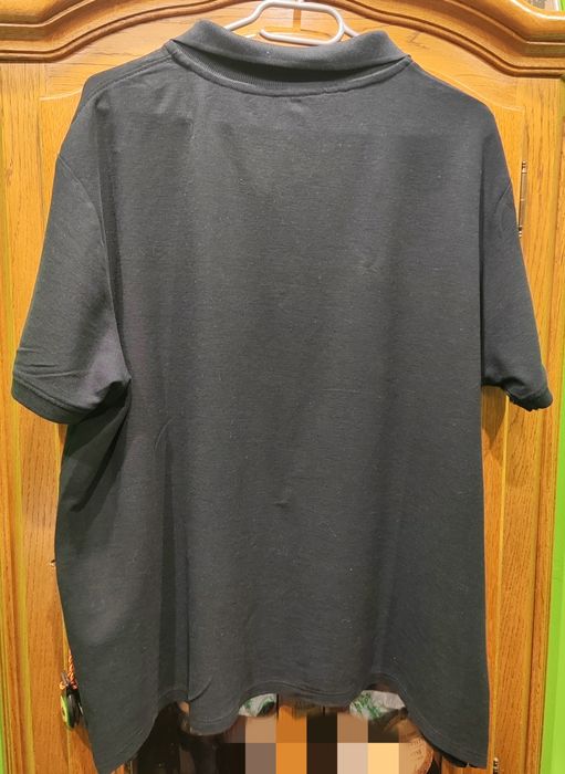 T-shirt męski polo czarny XL