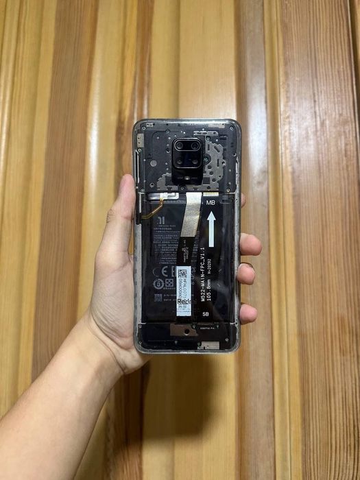 Прозрачная задняя крышка Redmi Note 9 Pro / 9S / 9 Pro Max