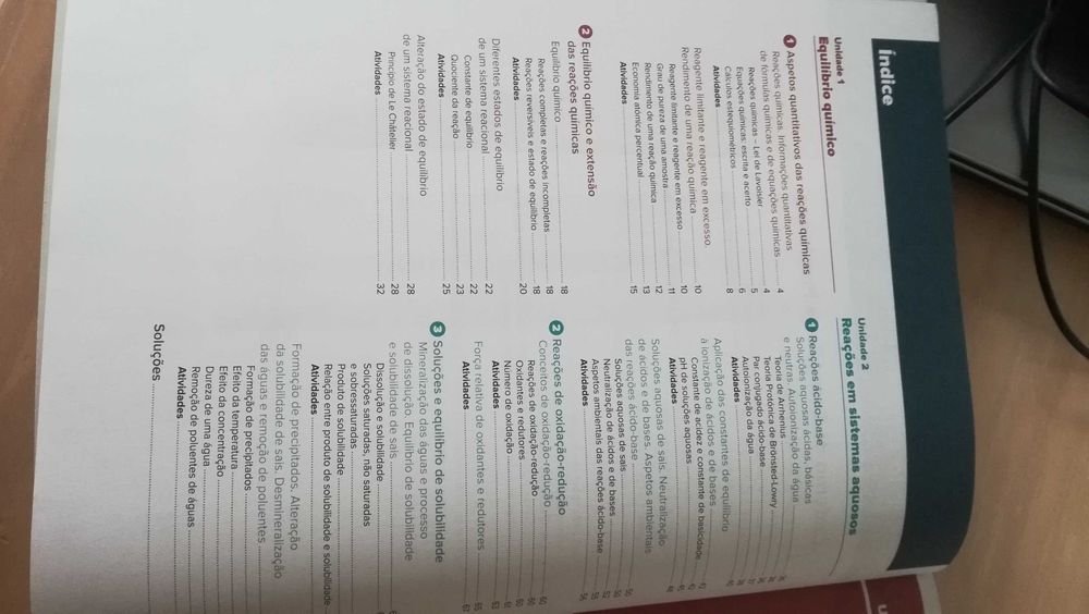Caderno de exercícios de Química A 11°ANO