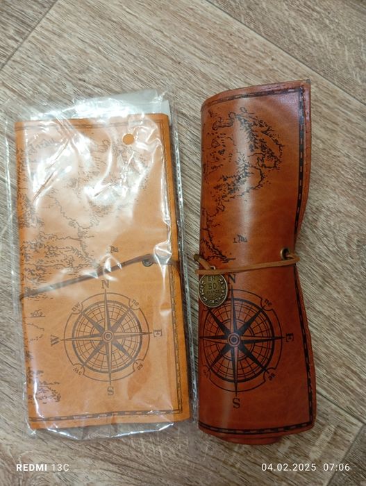 Пенал карта, шкільний, для олівців, ручок