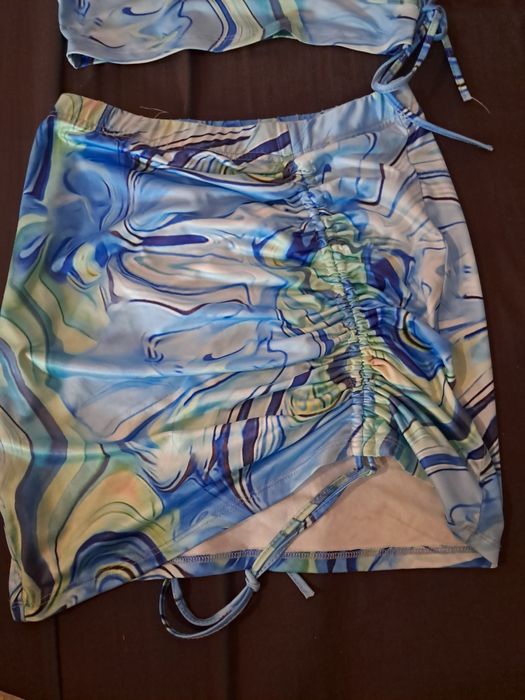 Komplet spódnica top letni