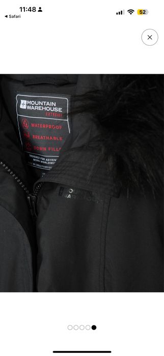 Mountain warehouse парка- пуховик водовідштовхуюча м-л