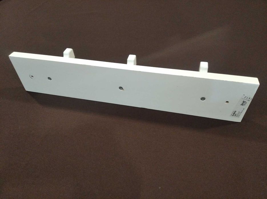 IKEA Kubbis - cabide 3 ganchos, 45 cm, branco