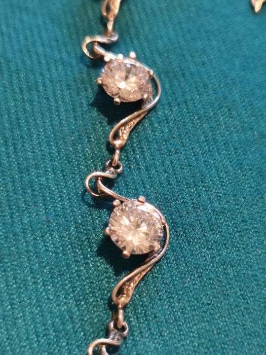 Komplet biżuterii srebro