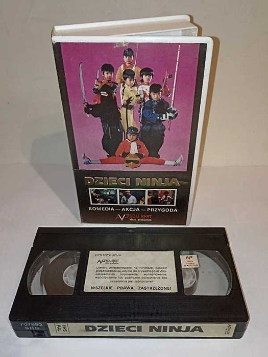Kaseta Dzieci Ninja VHS