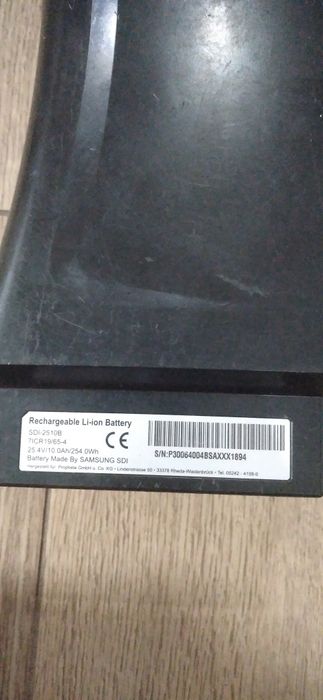 Bateria do roweru Samsung 24v