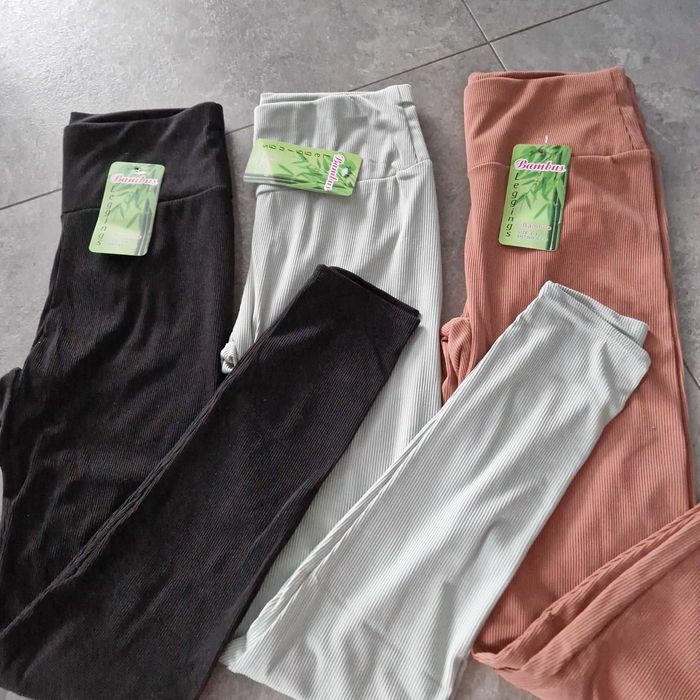 leginsy prazek wysoki stan