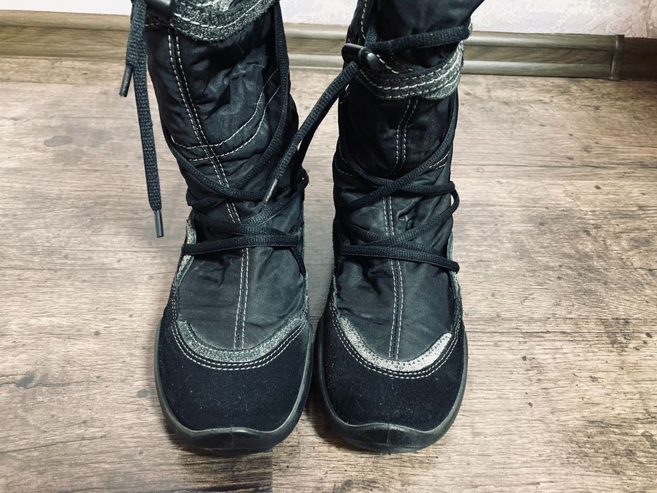 Оригинал сапоги зимние ECCO Gore-Tex в отличном состоянии