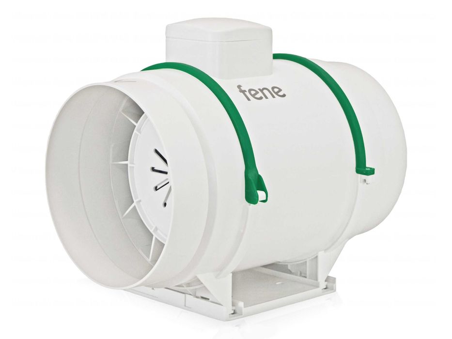 Wentylator kanałowy 980m³/h plastikowy przemysłowy wydajny 200mm