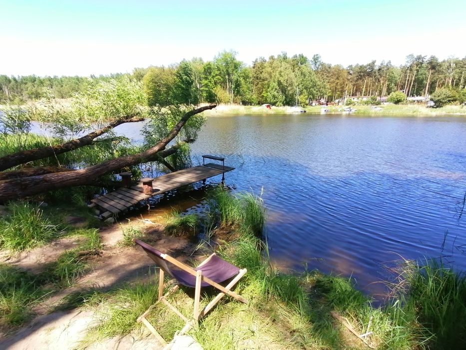 Domek Milena w Turawie z linią brzegową