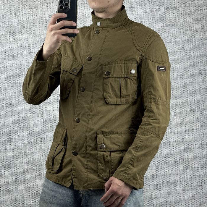 Barbour International барбур джинсовка хаки куртка вінтаж джинсовая денім піджак верхній одяг верхняя одежда пиджак жакет винтаж бомбер классическая