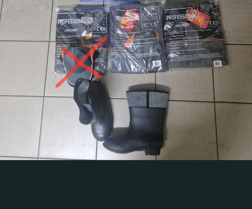 Ubranie bhp okazja 175/ 180cm półbuty dakota s1 gumofilce 42
