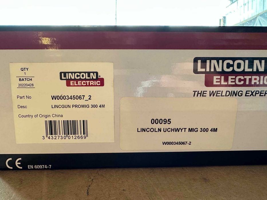 LINCOLN uchwyt MIG 300 4M