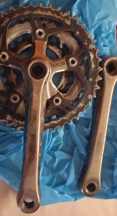 pedaleira shimano stx special titanium 1994 fc mc31 ch