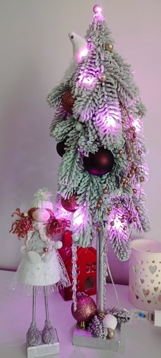 Янголи новорічні + гірлянда