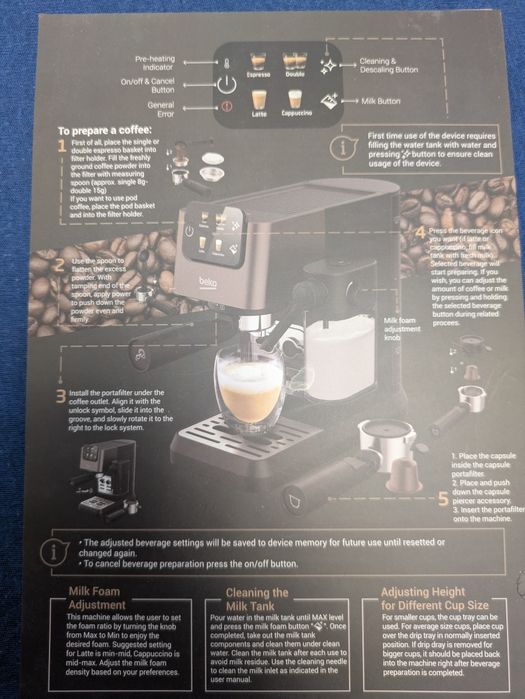 Ekspres do kawy Beko 5464 DX