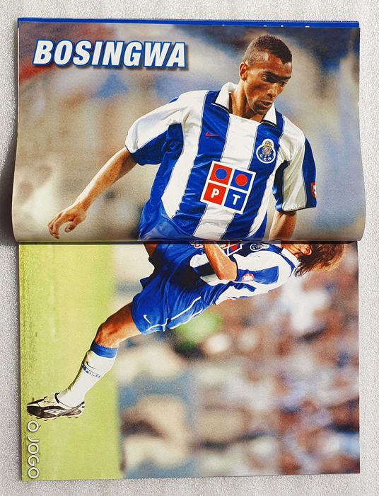 Antiga Revista ~ " FCP - SANGUE AZUL na EUROPA " ~ Com 8 Posters (Taça UEFA, Taça Portugal, Superliga, e Supertaça 2002-03) ~ RARA