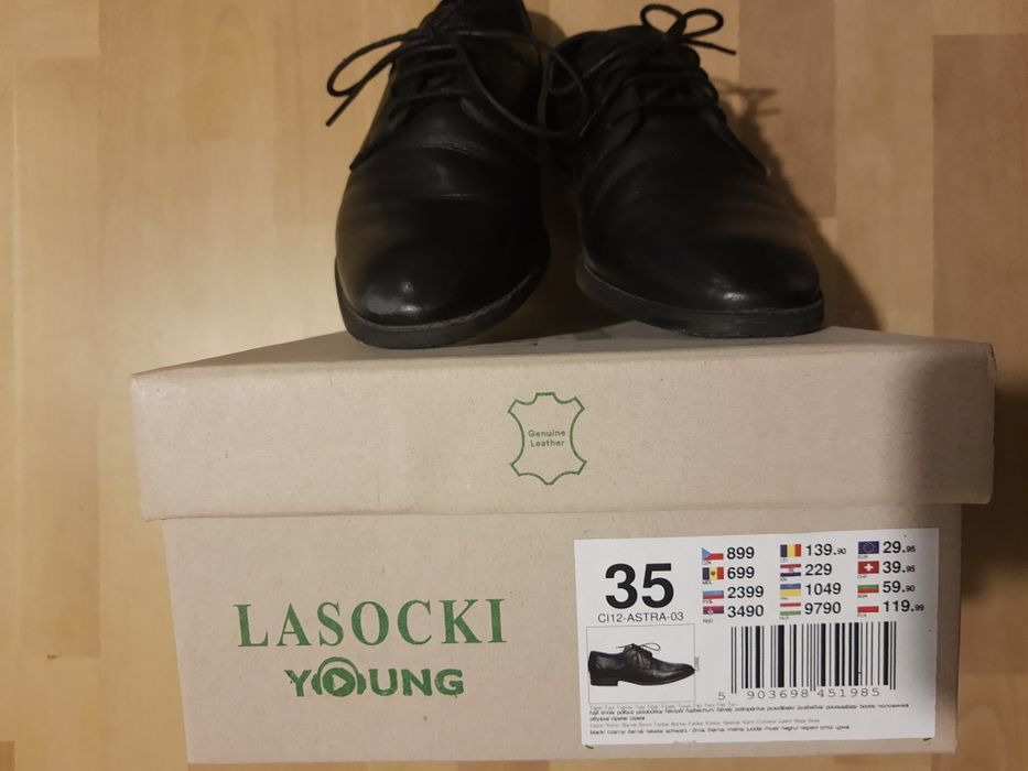 Buty Lasocki rozmiar 35 komunia