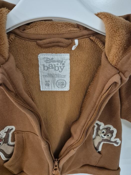 Bluza z kapturem brązowa COOL CLUB r. 62