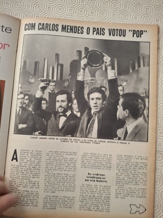 Reviata seculo ilustrado 1968 festival cancao duarte mendes