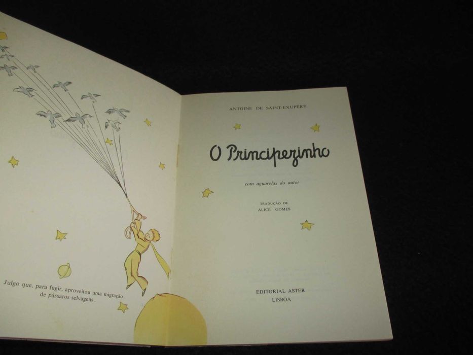 Livro O Principezinho Antoine de Saint-Exupéry 1ª edição 1959