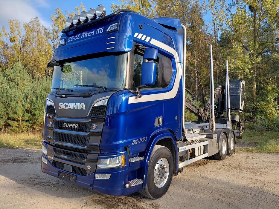 Scania R650  Scania R650  2019r Loglift 108s 9.6m do drewna lasu 6x4