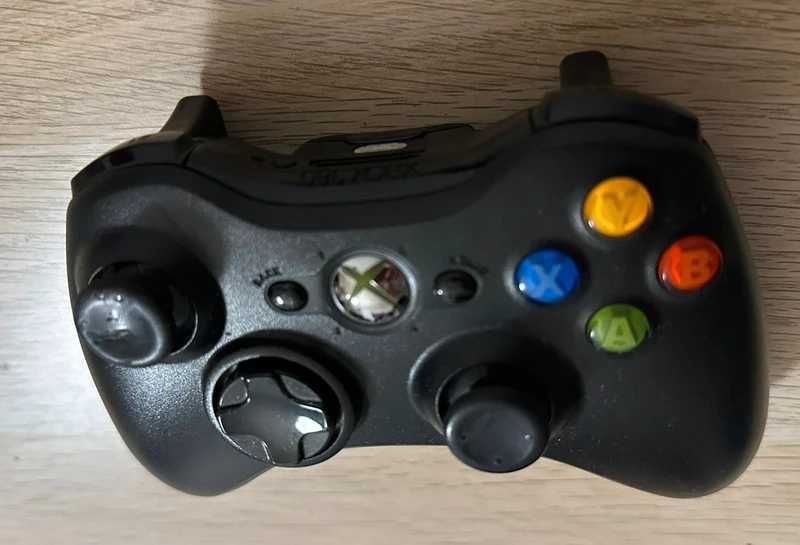 Comando Preto Sem Fios Original Xbox 360