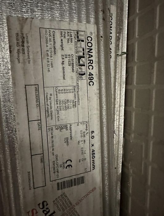 Elektrody spawalnicze do czarnej blachy