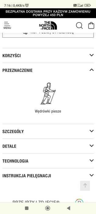 Spodnie męskie przeciwdeszczowe. Firmy THE NORTH FACE. Rozmiar 42