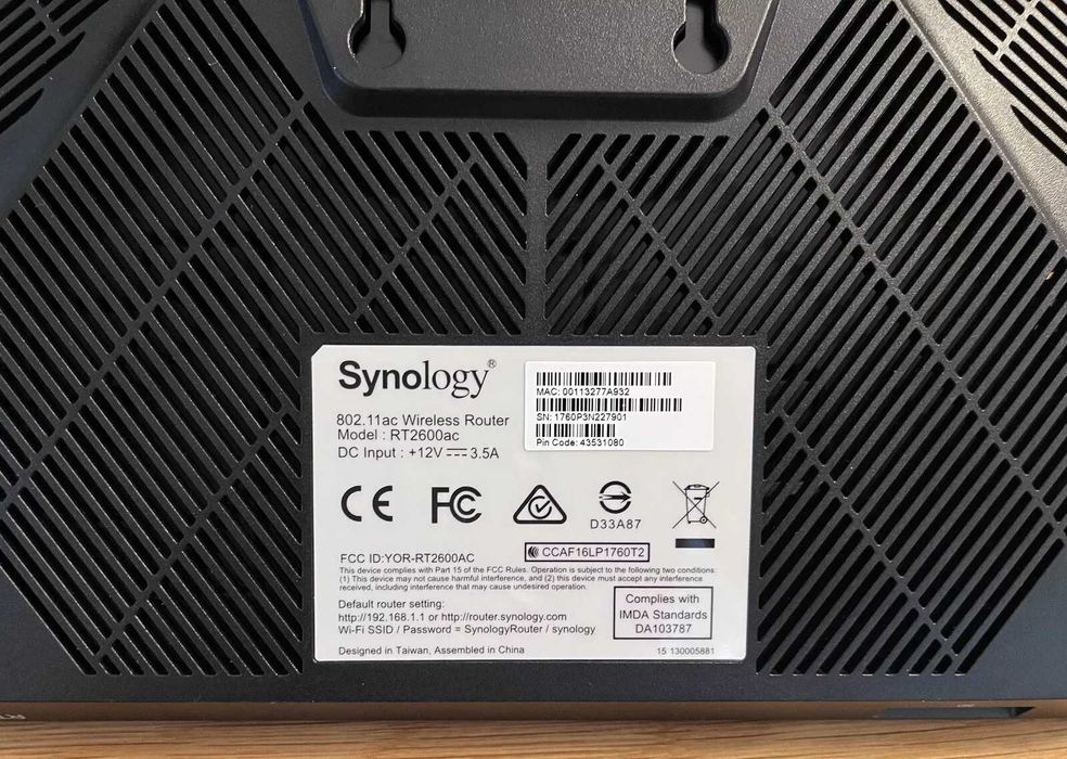 Used Synology RT2600AC Wi-Fi Router64738034730115123