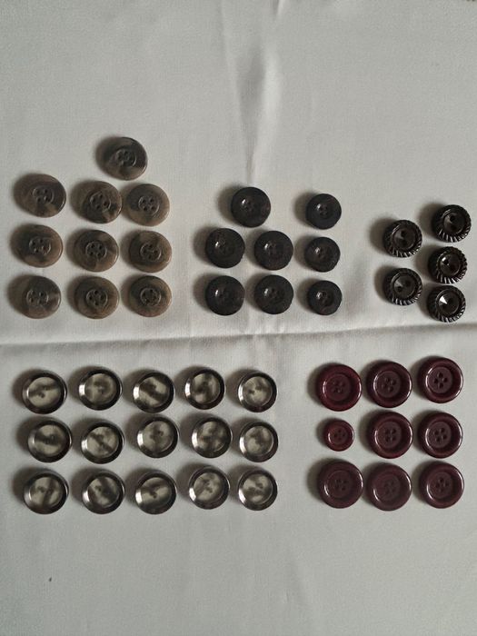 Гудзики для шиття та рукоділля – металеві та пластик сучасні, вінтажні