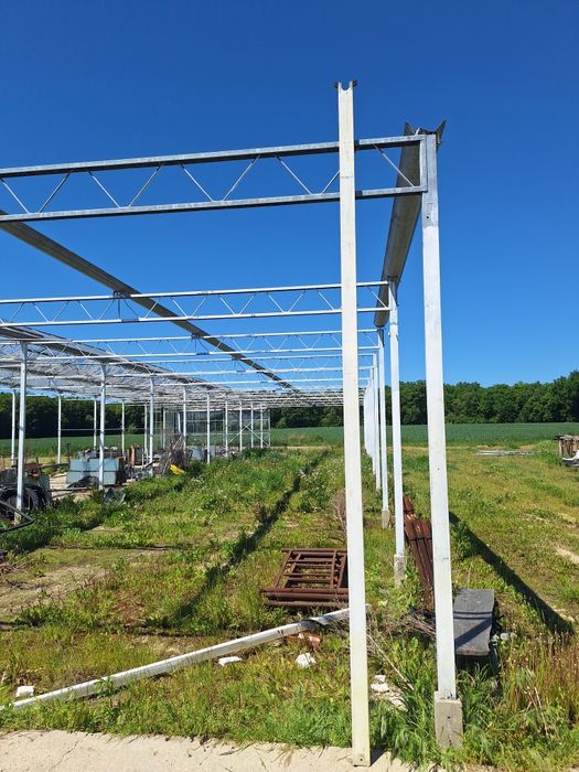 Słupki stalowe ocynkowane 50x80