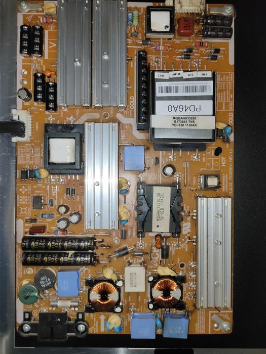 Telewizor UE40D5500 matryca i podświetlenie