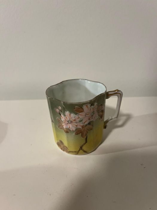 Chávena e pires, conjunto Japonês vintage