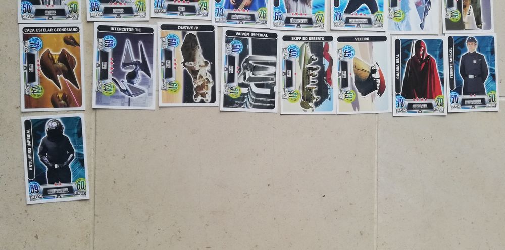 Conjunto de cartas "Star Wars"