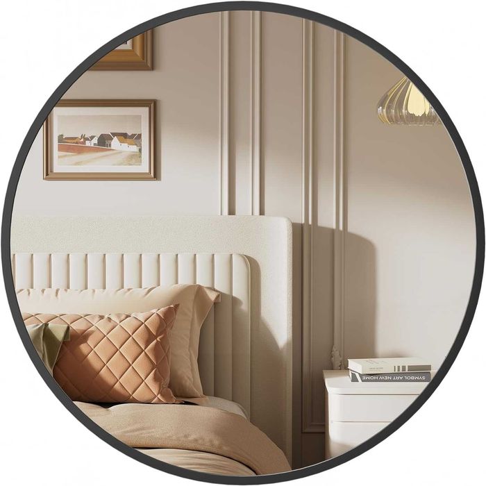 Nowe małe lustro czarne / lusterko / ścienne / SONGMICS !6973!