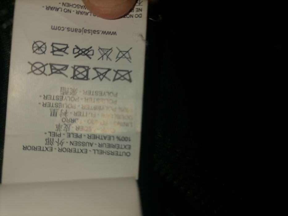 Casaco couro marca salsa