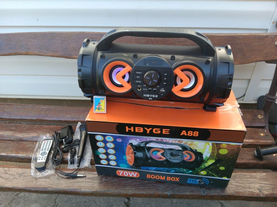 HBYGE A88 Bluetooth портативна колонка блютус