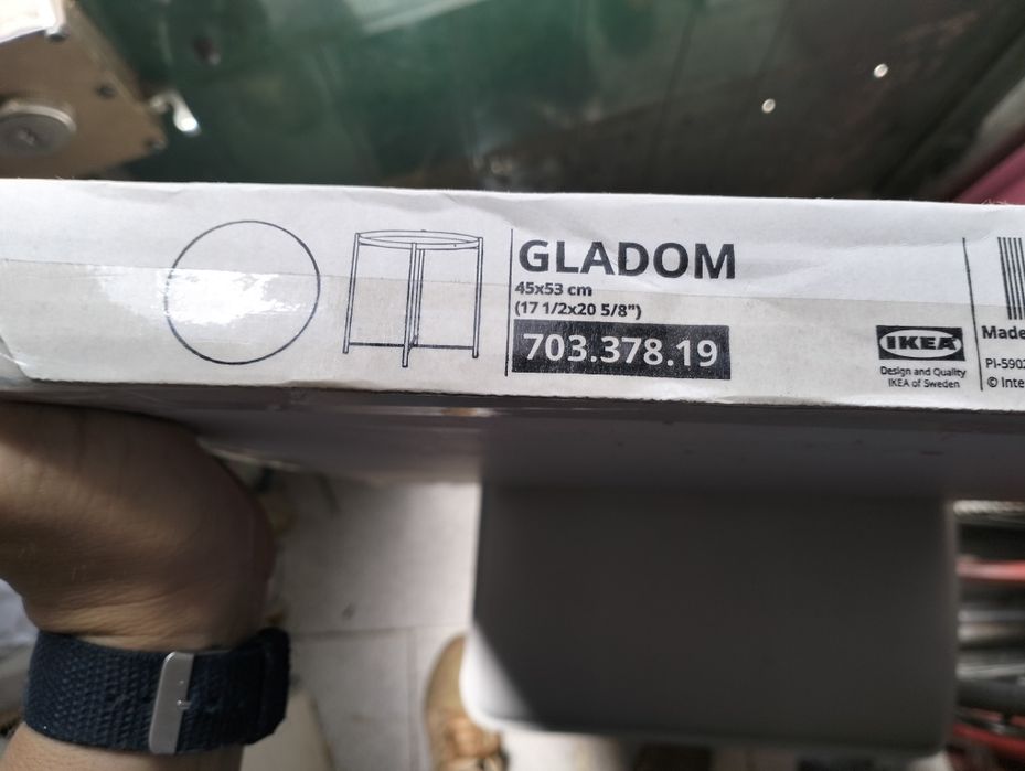 Mesa de apoio IKEA GLADOM novo