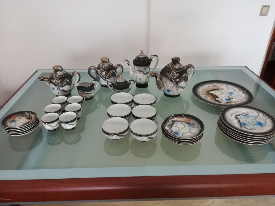 Serviços (2) chá e café bago de arroz