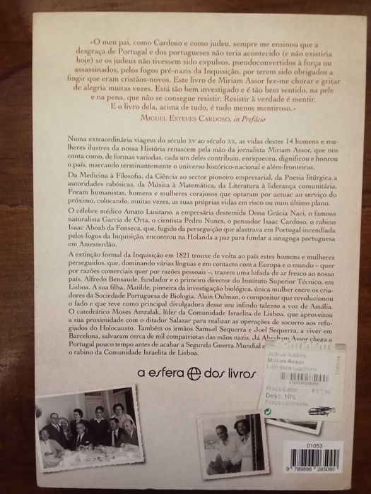 Miriam Assor - Judeus ilustres de Portugal