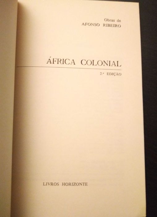 Afonso Ribeiro - África Colonial
