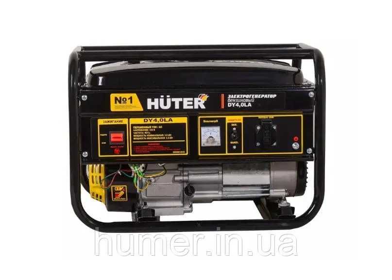 Бензиновий генератор HUTER 3.3 кВт, портативний, бак 15 л, однофазний
